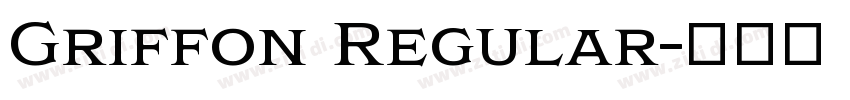 Griffon Regular字体转换